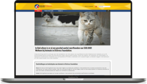 Helping stray animals website 4